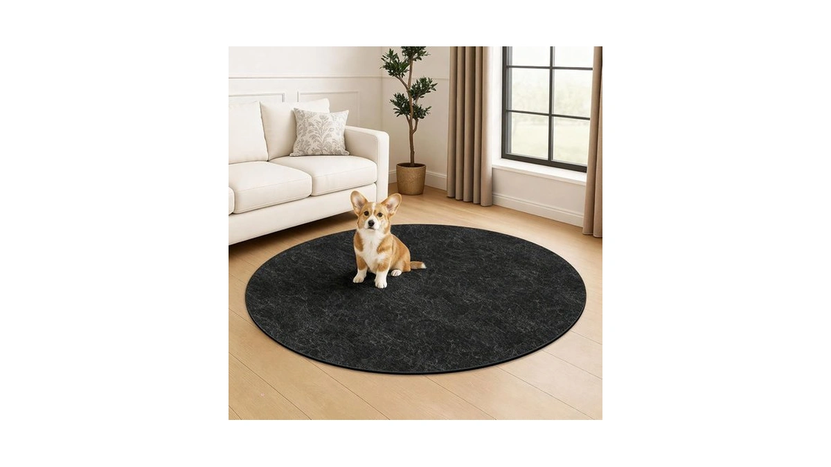 Warmstar Non Slip Round Rug Pad 3 Ft,100% Waterproof Felt