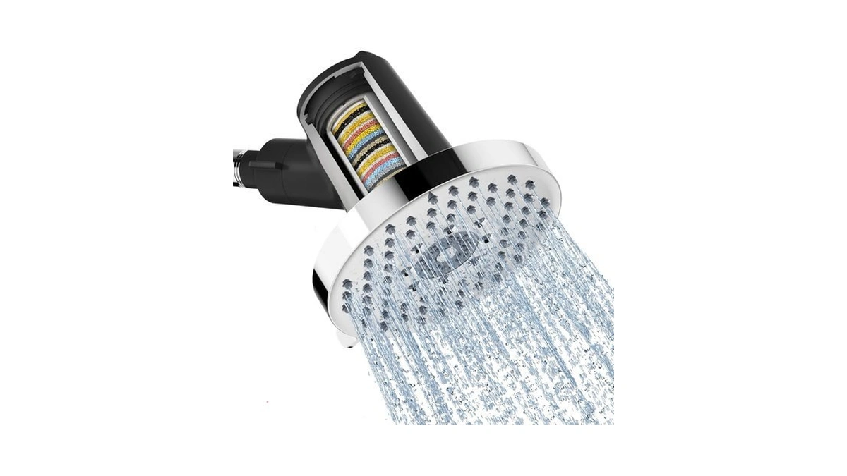 Sr Sun Rise Filtered Shower Head With Filters- High Pressure