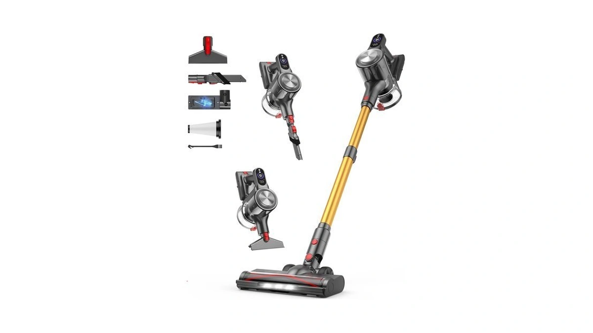 Natrogix Cordless Vacuum Cleaner, Stick Vacuum Cordless Lightweight, 45mins Runtime,