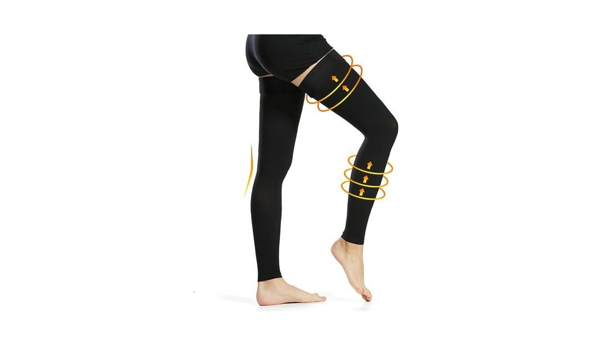 Ailaka Medical Compression Stockings For Women Men, Thigh High, 20-30