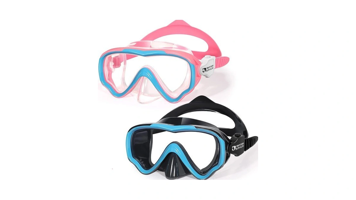 Water Space Kids Swimming Goggles Swim Mask With Nose Cover