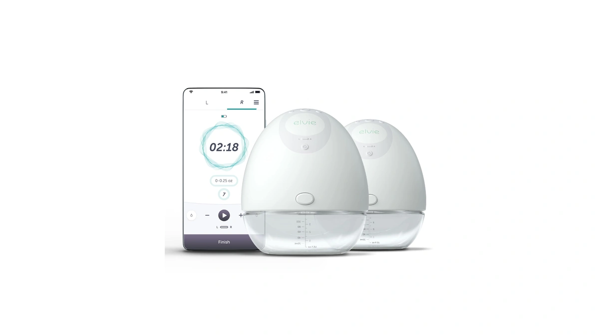 Elvie - Double, Wearable Breast Pump W/app - The Smallest