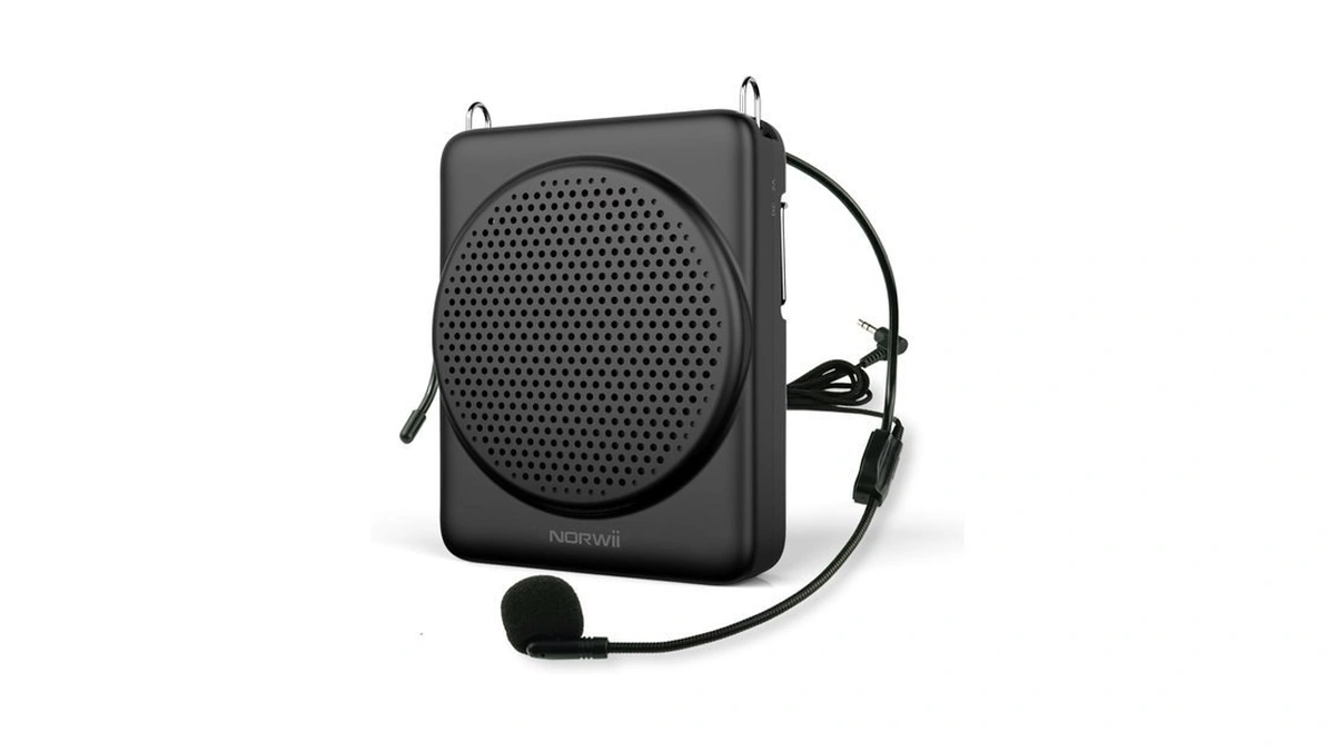 Mini Voice Amplifier With Microphone Headset, Portable Speaker With Mic