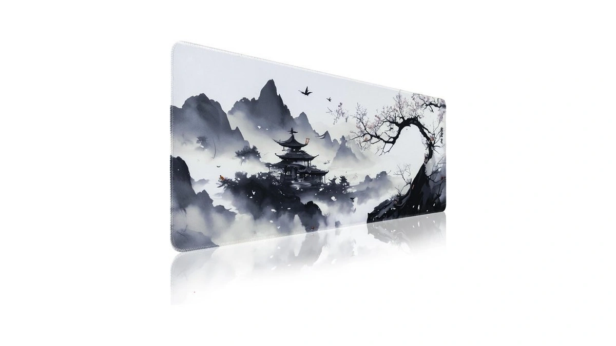 Meetcolor Large Mouse Pad Japanese Desk Mat, Xl Anime Gaming