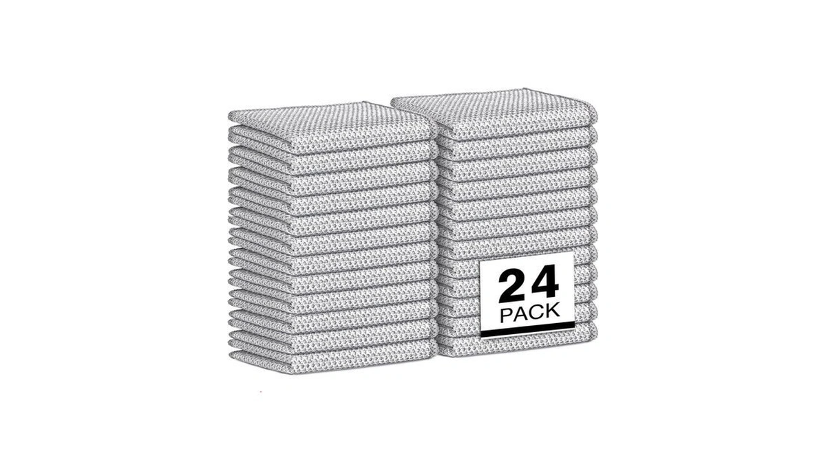 Aidea Non Scratch Wire Dishcloth 24pk, Dish Cloths For Washing