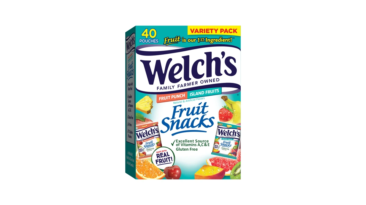 Welch's Fruit Snacks - Fruit Punch, Island Fruits Box -