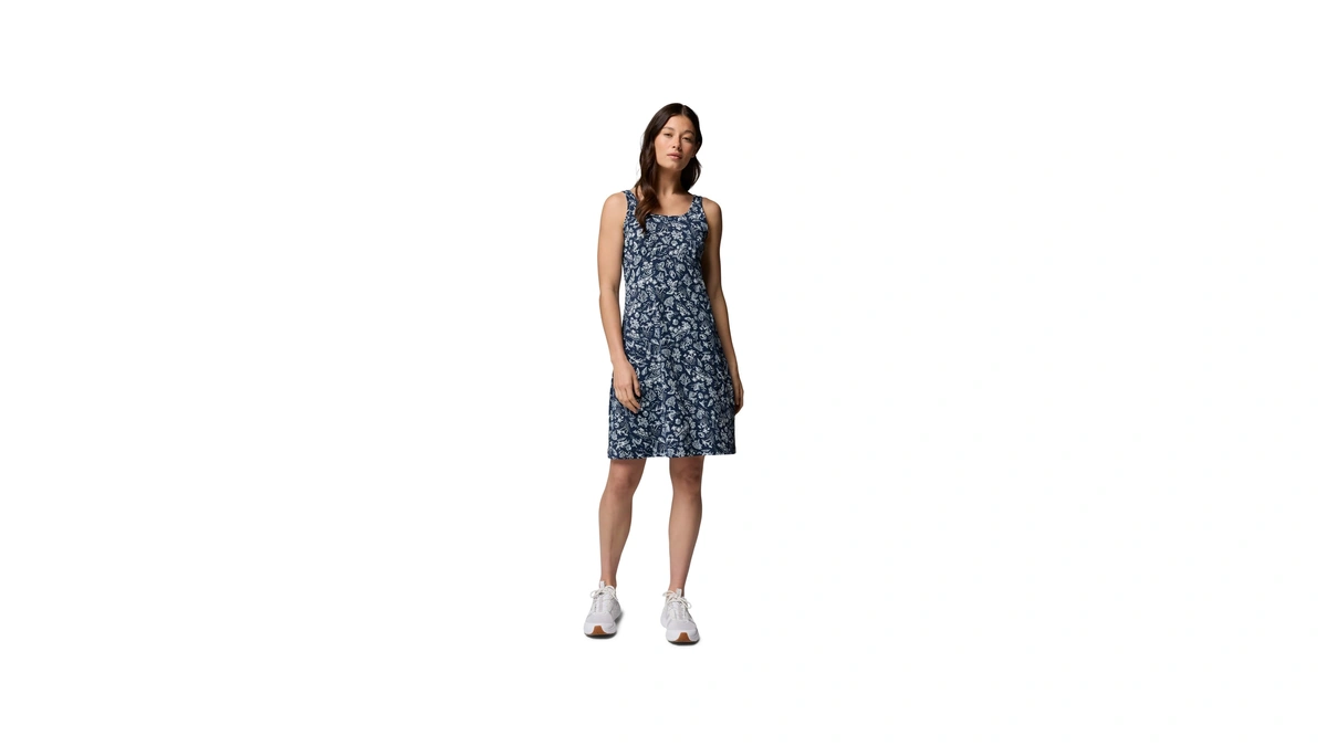 Columbia Womens Pfg Freezer Iii Dress, Collegiate Navy Konakai Tonal,