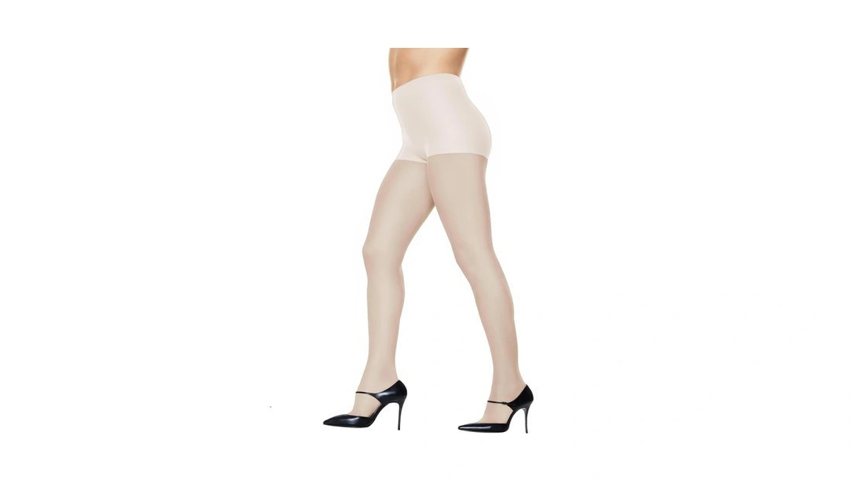 Hanes Silk Reflections Plus Size Women's Silky Sheer Tights| Smoothing