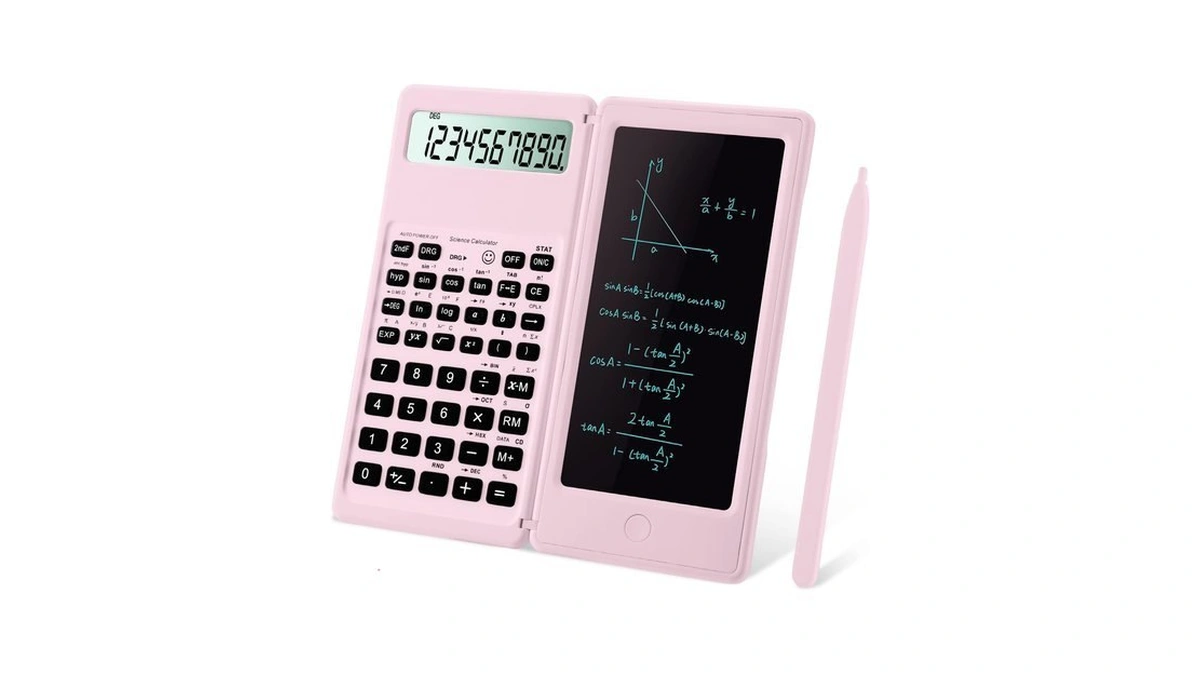 Scientific Calculators,ipepul Multi-functional Pink Kawaii Calculator With Algebra, Trigonometry, And