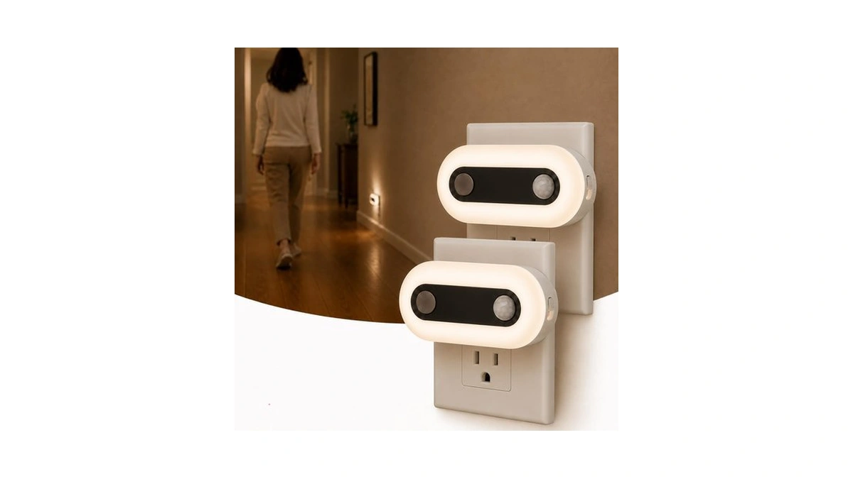 Specmsky Plug In Night Light With Motion Sensor And Dusk