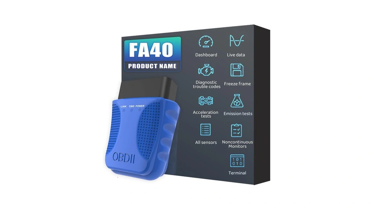 Ikikin Obd2 Scanner Code Reader Fa40 Auto Diagnostic Scan Tool