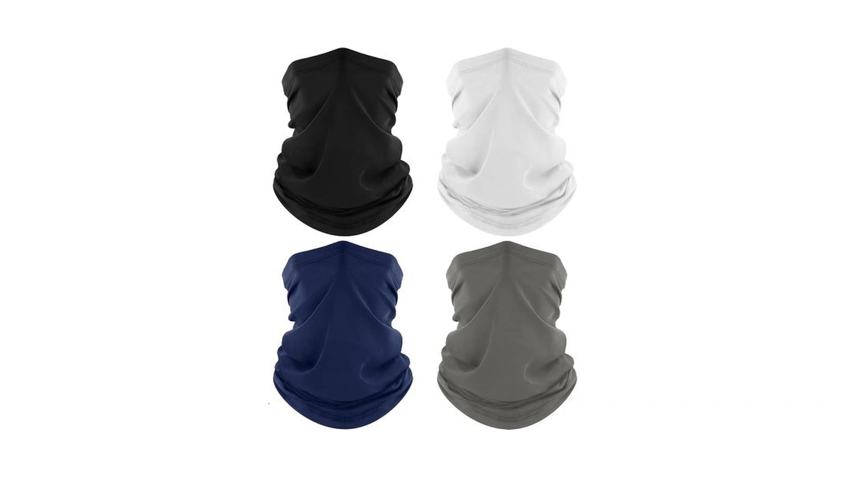 Roxun Neck Gaiter, 4 Pack Summer Cooling Breathable Face Mask