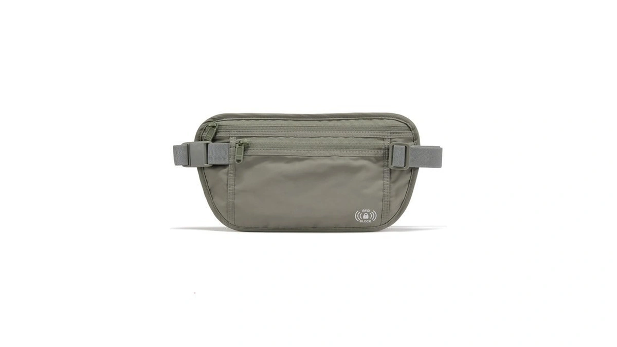 Pander Rfid Blocking Travel Money Belt – Hidden Waist Pouch