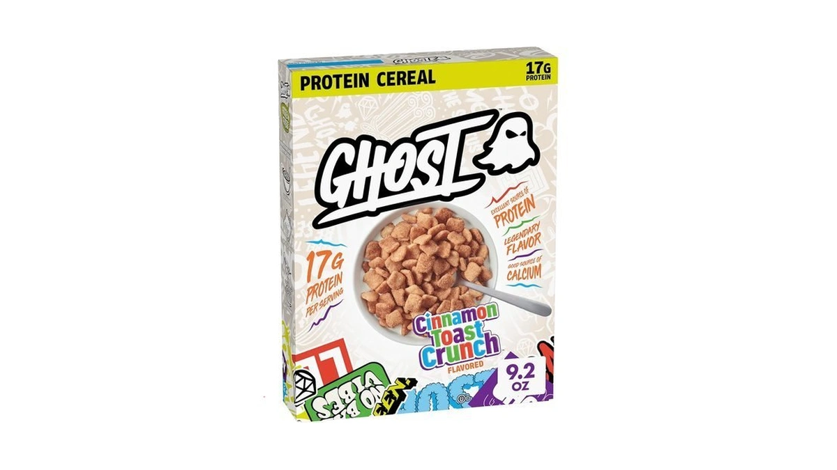 Ghost Cinnamon Toast Crunch Protein Cereal, 17g Protein, 9.2 Oz