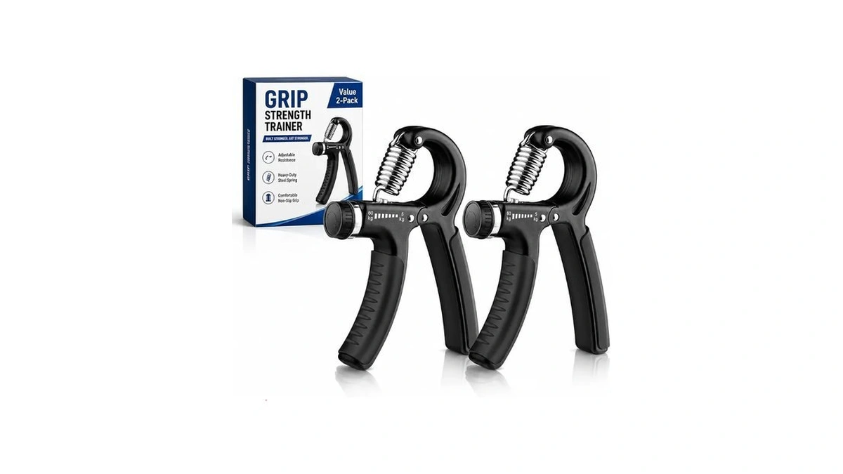 Grip Strength Trainer 2 Pack, Adjustable Hand Grip Strengthener 11-132