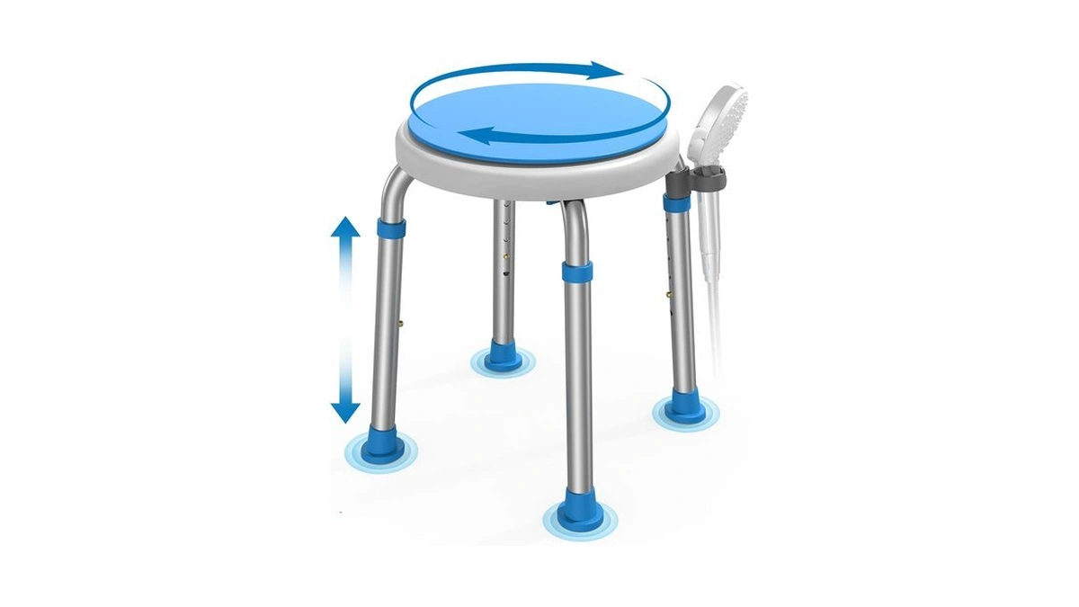 Amazon : Loyoda Swivel Shower Chair For Inside Tu