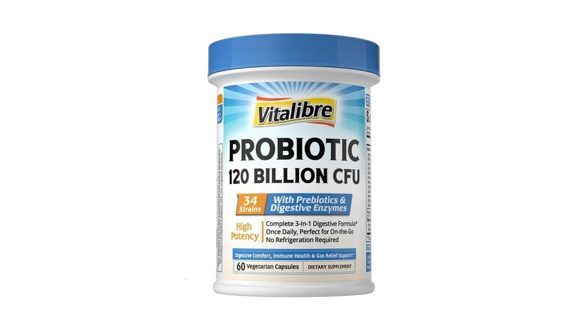 Vitalibre Probiotics For Women And Men, 120 Billion Cfu 34