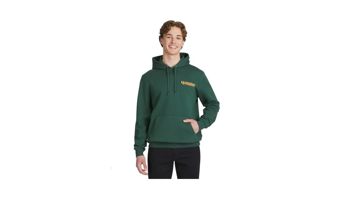 Quiksilver Men's Regular Fit Super Soft Fleece Midweight Pullover Hooded
