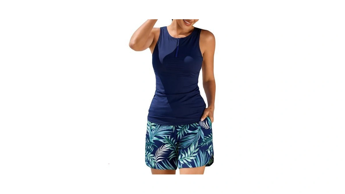 Inno Tankini Swimsuits For Women 2 Piece Bathing Suit Swim