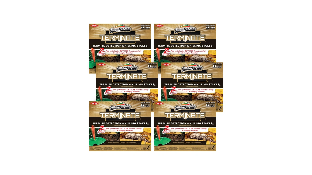 Spectracide Terminate Termite Detection & Killing Stakes 15 Count, 6