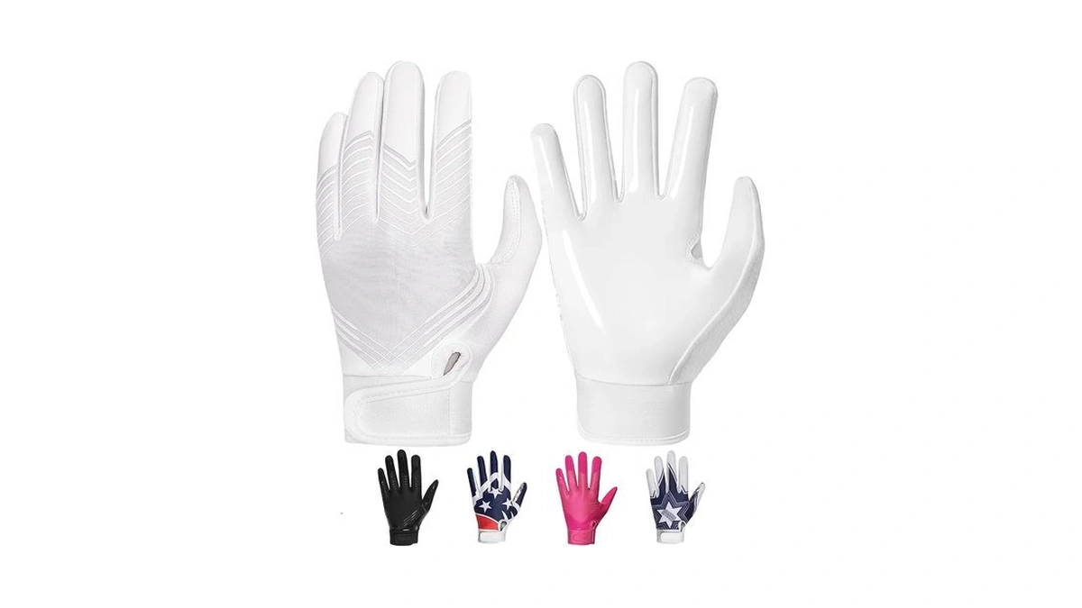 Rigwarl Football Gloves Adult Men, Youth Kids Football Gloves With