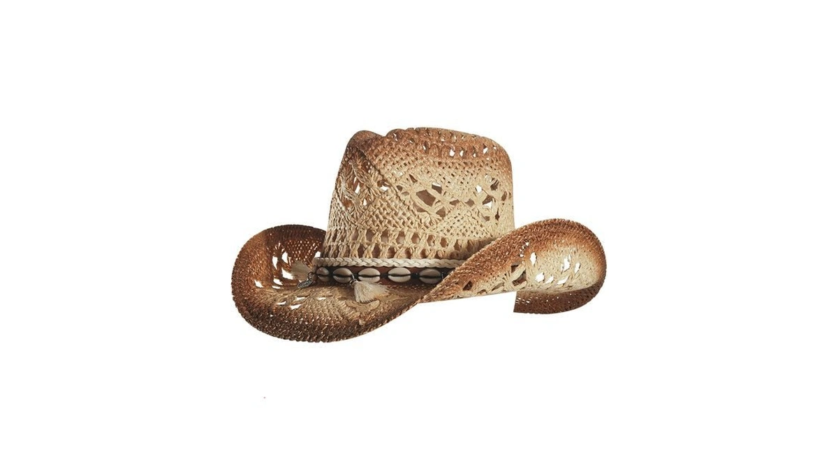 Straw Cowboy Cowgirl Hats For Women Men Summer Beach Sun