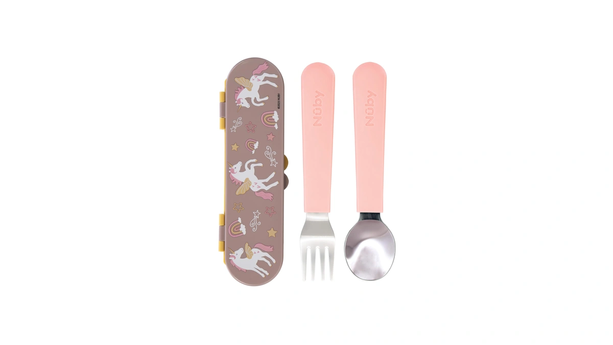 Nuby Stainless Steel Toddler Utensils