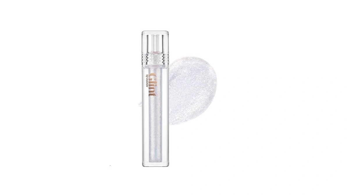 Glint Liquid Gel Highlighter (glitter Veil, 0.1oz) - Multi-use Face