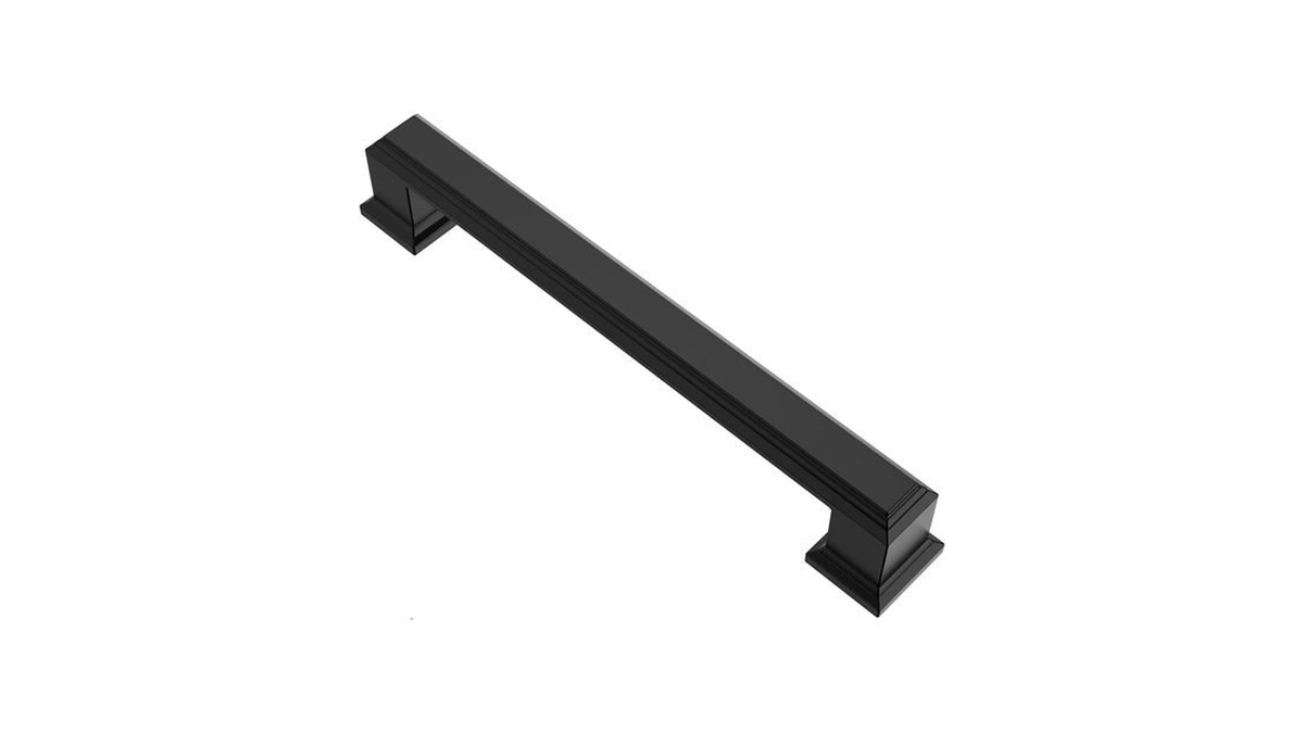Alzassbg Matte Black Cabinet Pulls And Handles 10 Pack, Al3071mb