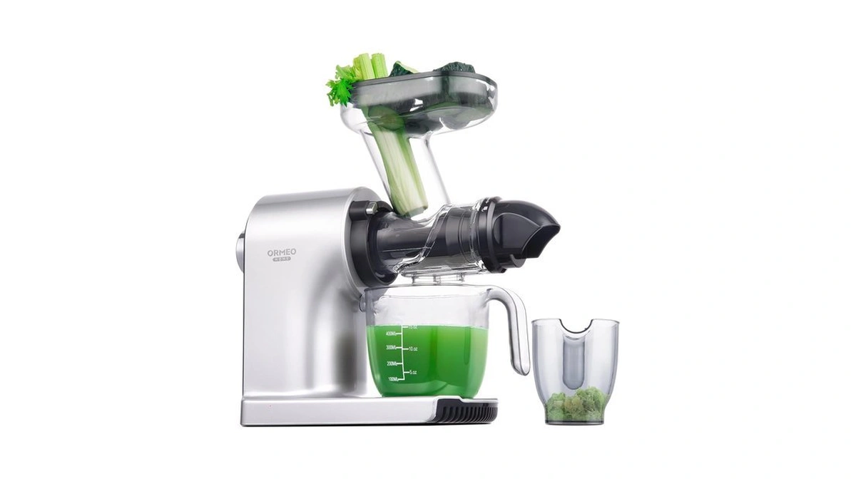 Juicer Machines,ormeo Home Cold Press Slow Masticating Juicers With 3.60"large