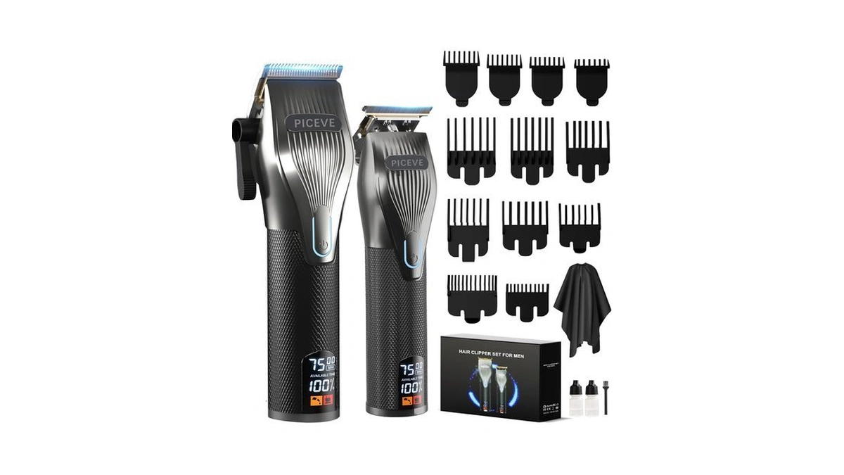Piceve Hair Clipper For Men Professional Cordless Clipper & Trimmers