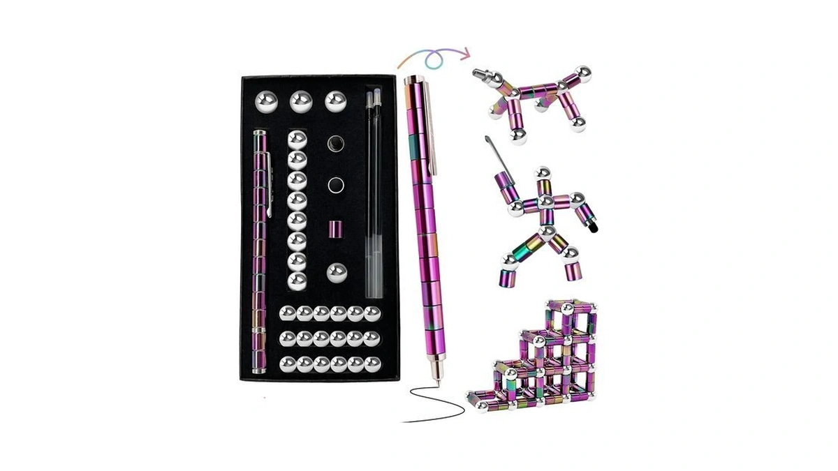 Fidget Gel Pen Gift For Teens, Creative Office Desk Accessory