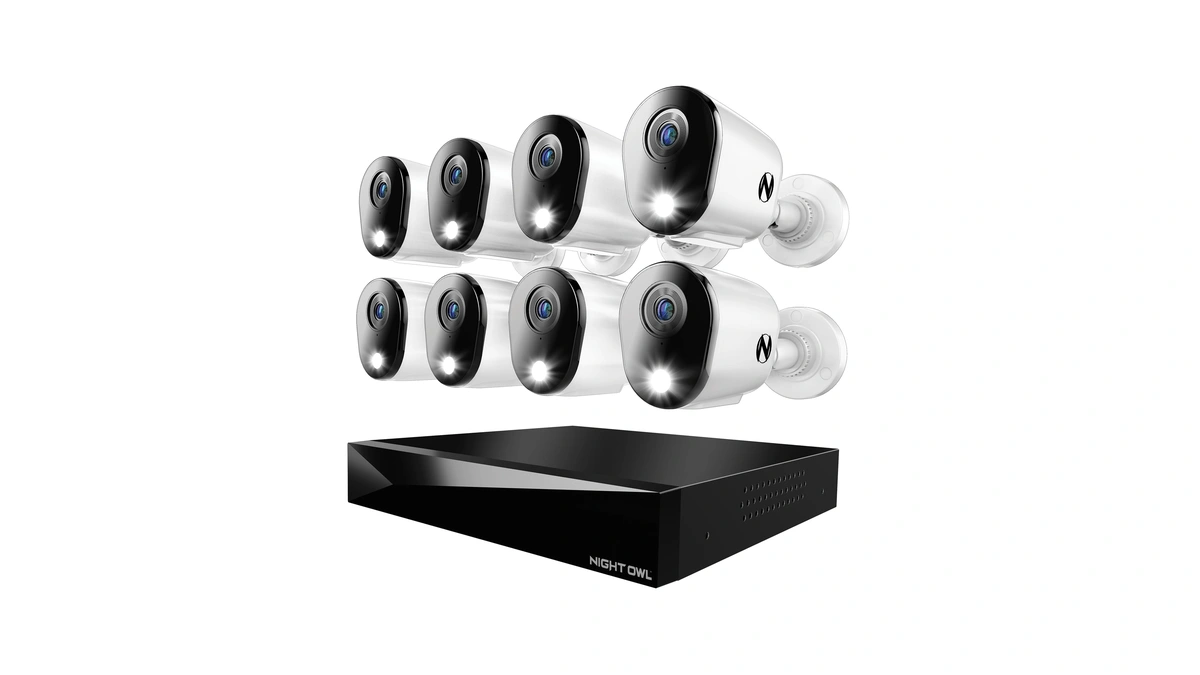 Night Owl 2-way Audio 12 Channel Dvr Video Home Security