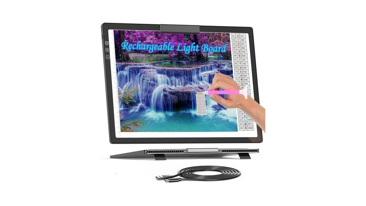 Honesorn Rechargeable A4 Copy Tracing Light Pad With Type-c Port,