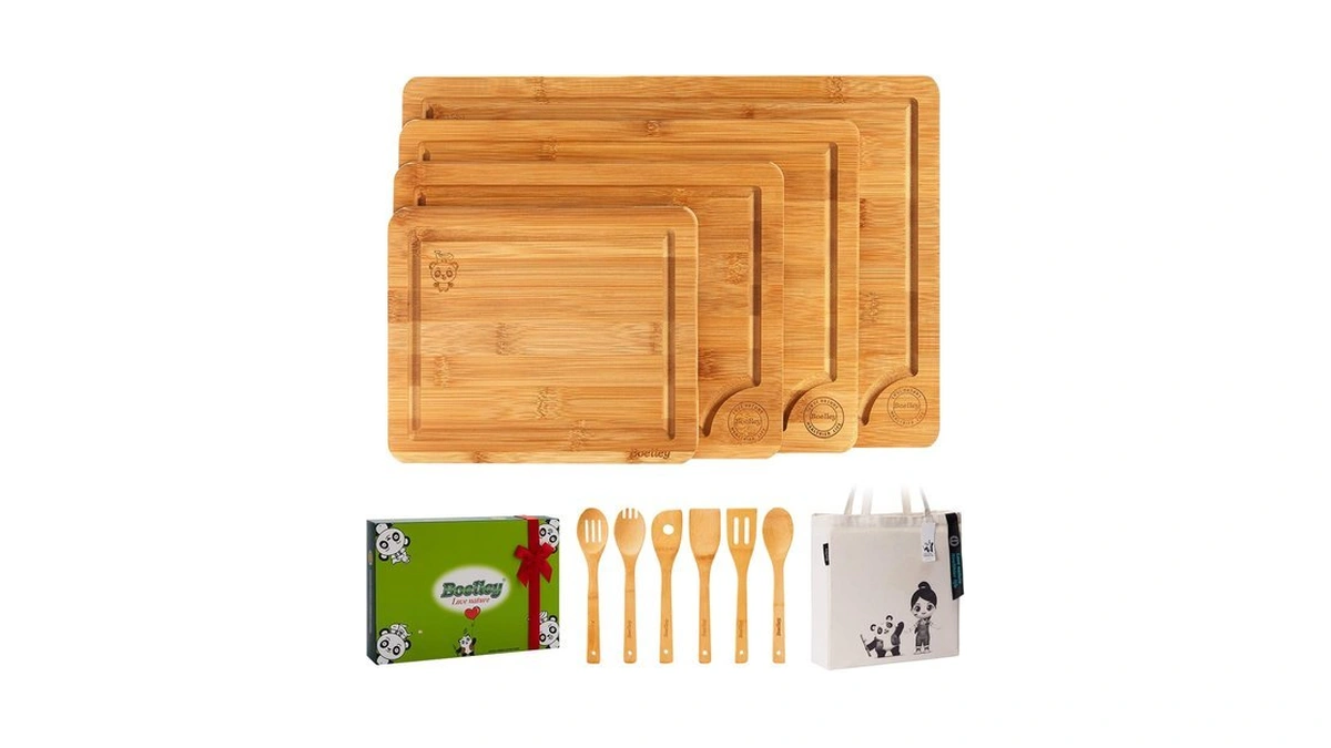 Wooden Cutting Boards For Kitchen-bamboo Cutting Board Set(small & Extra