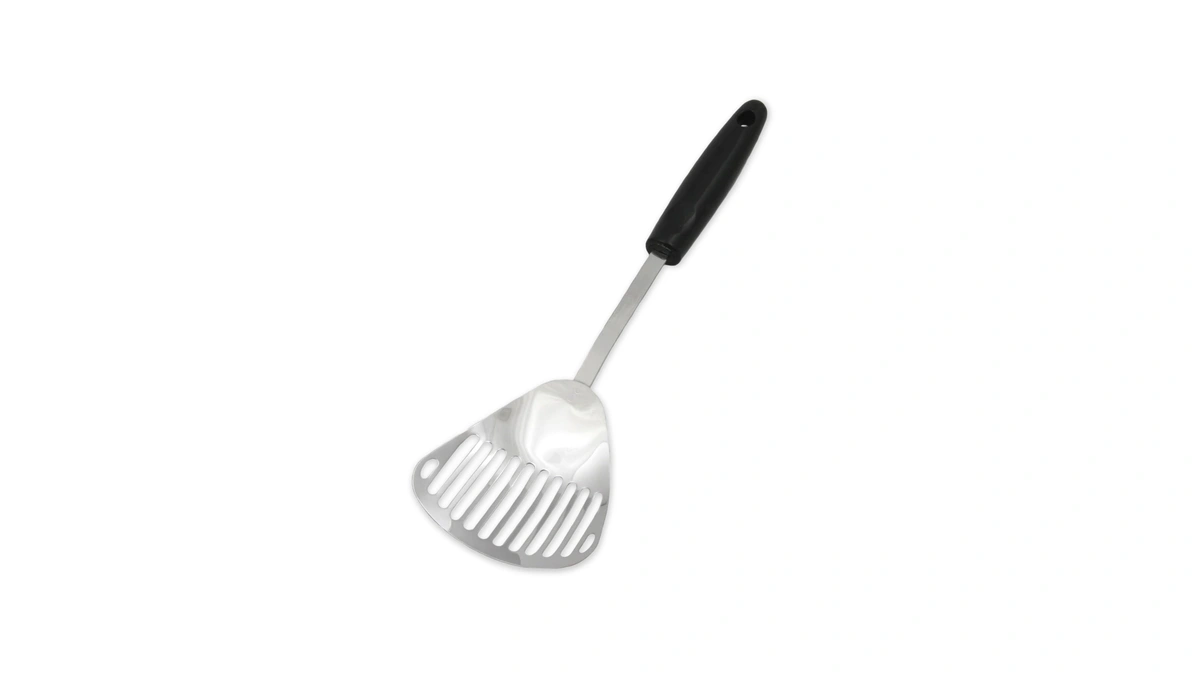 Chef Craft Select Slotted Sturdy Skimmer, 13 Inch, Stainless Steel