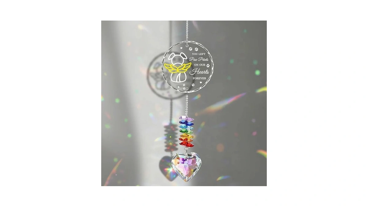 Pet Memorial Gifts For Loss Of Dog Window Hanging Crystal