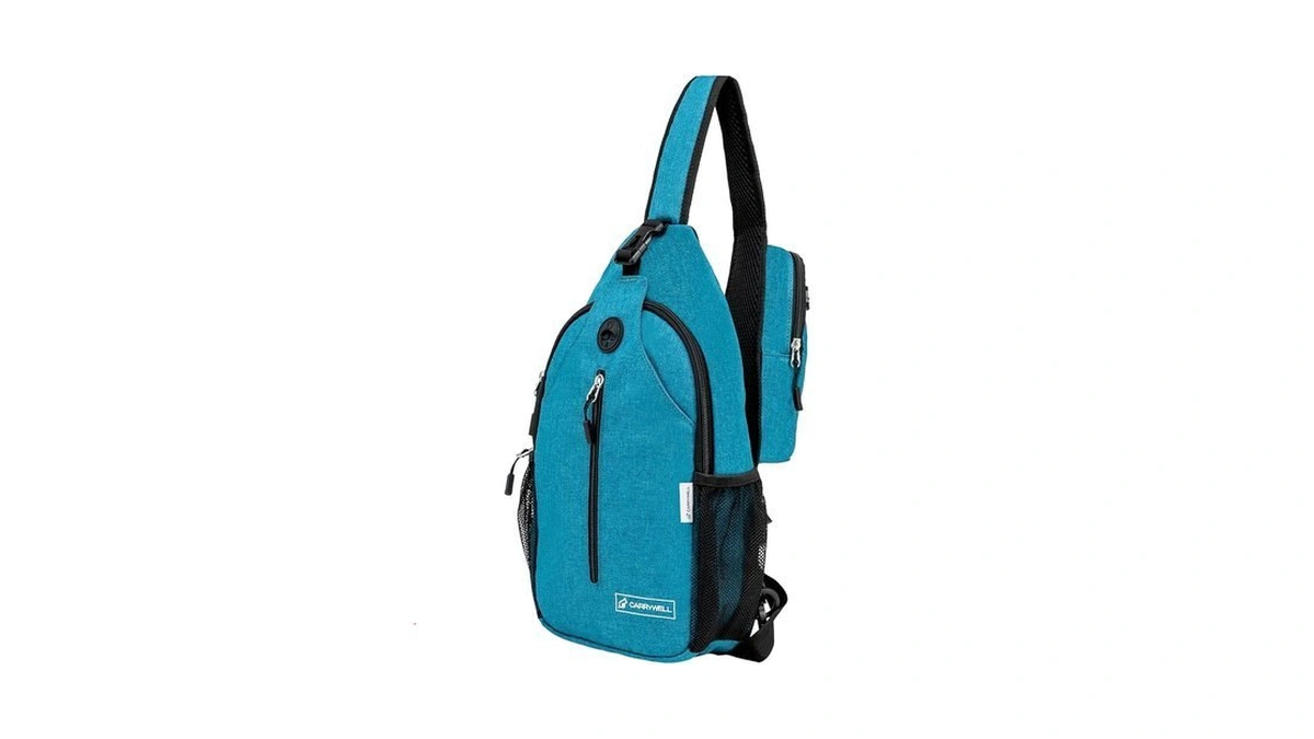 Crossbody Sling Backpack, Small Daypack For Travel And Hiking, Anti-theft