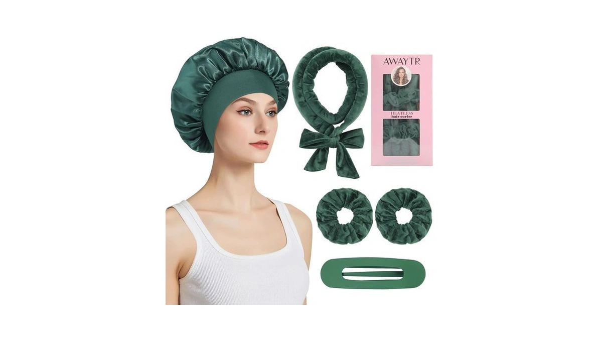 Awaytr Velvet Heatless Hair Curler Set For Overnight Curls