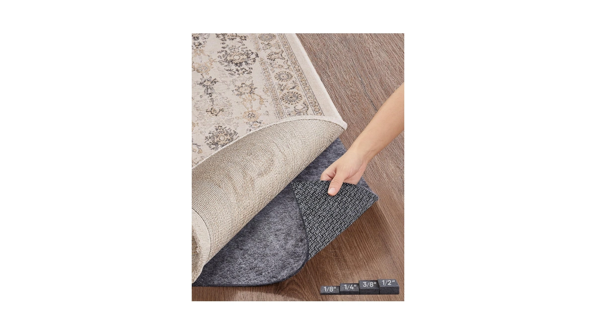 Veken Non Slip Cushioned Rug Pad Gripper Felt