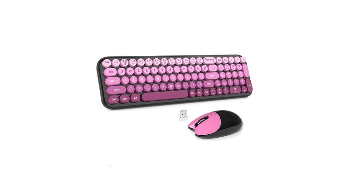 Mofii Wireless Keyboard And Mouse Combo, Compact Small Keyboard With