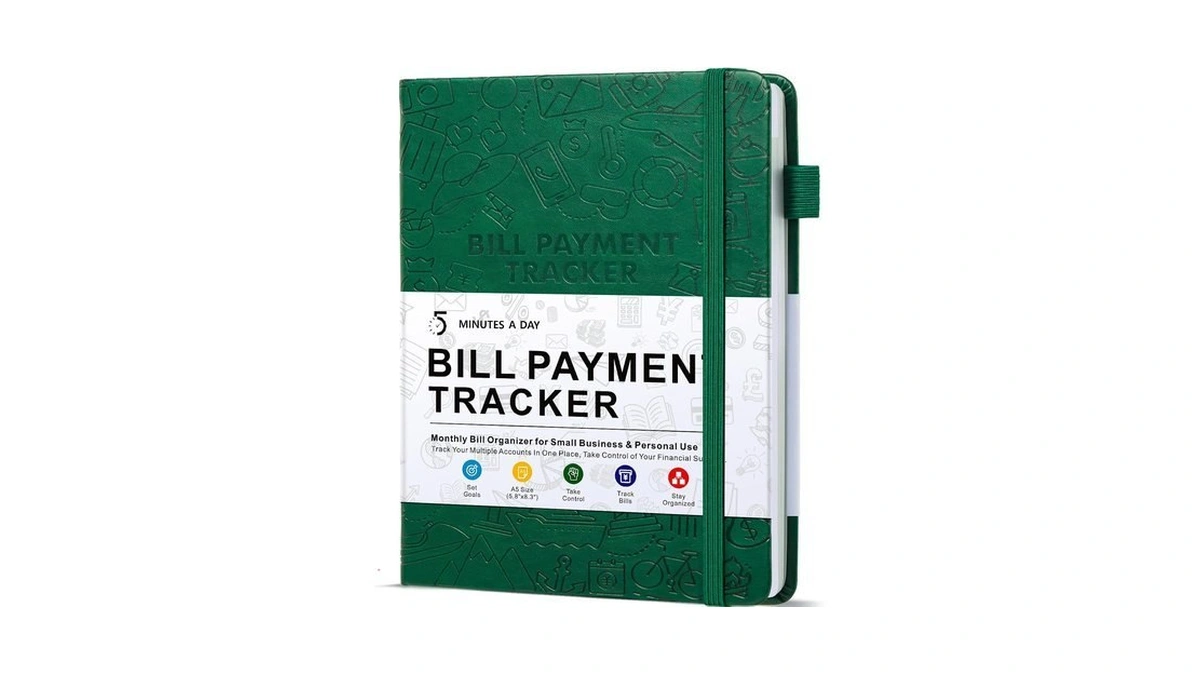 Bill Tracker Notebook - Monthly Bill Organizer & Planner For