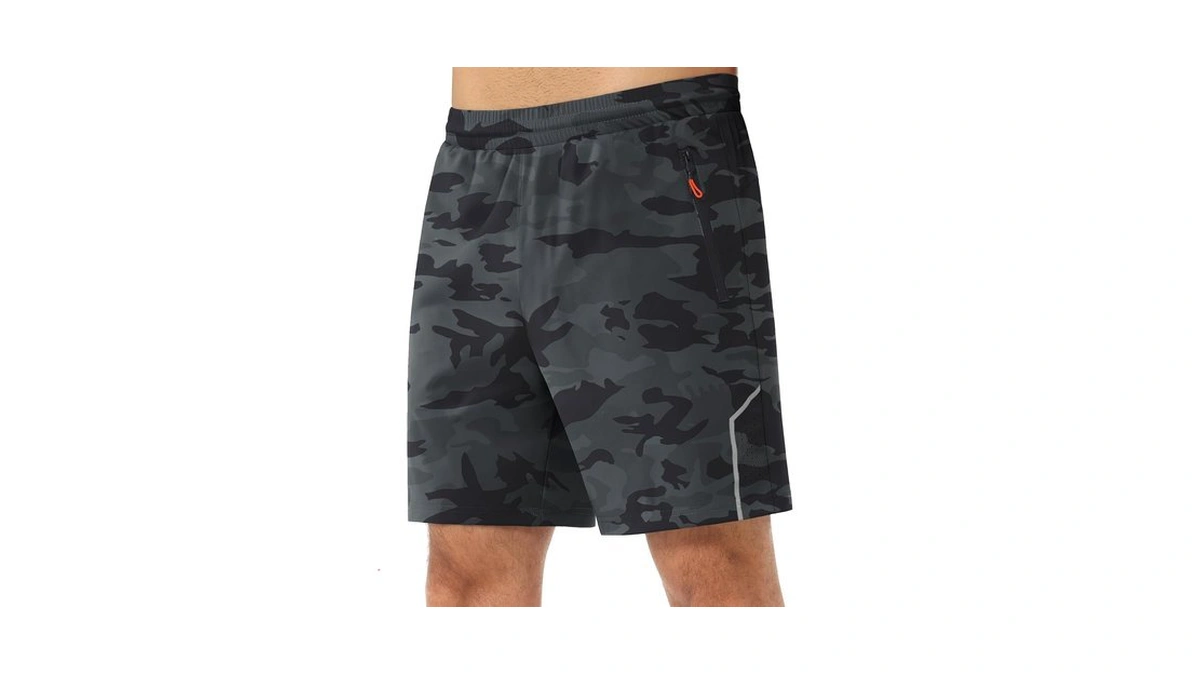 3rd Hill Men's 7 Inch Running Shorts With Zipper Pockets