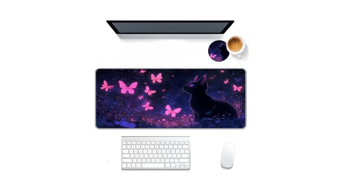 Dheebfwe Gaming Mouse Mat 31.5x11.8in Extended Xxl Large Mouse Mat