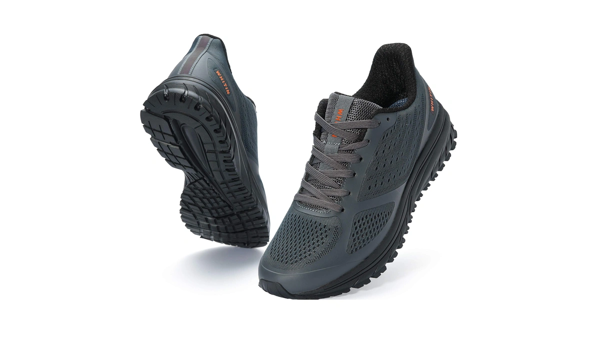Joomra Whitin Men Running Shoes Size Black Re...