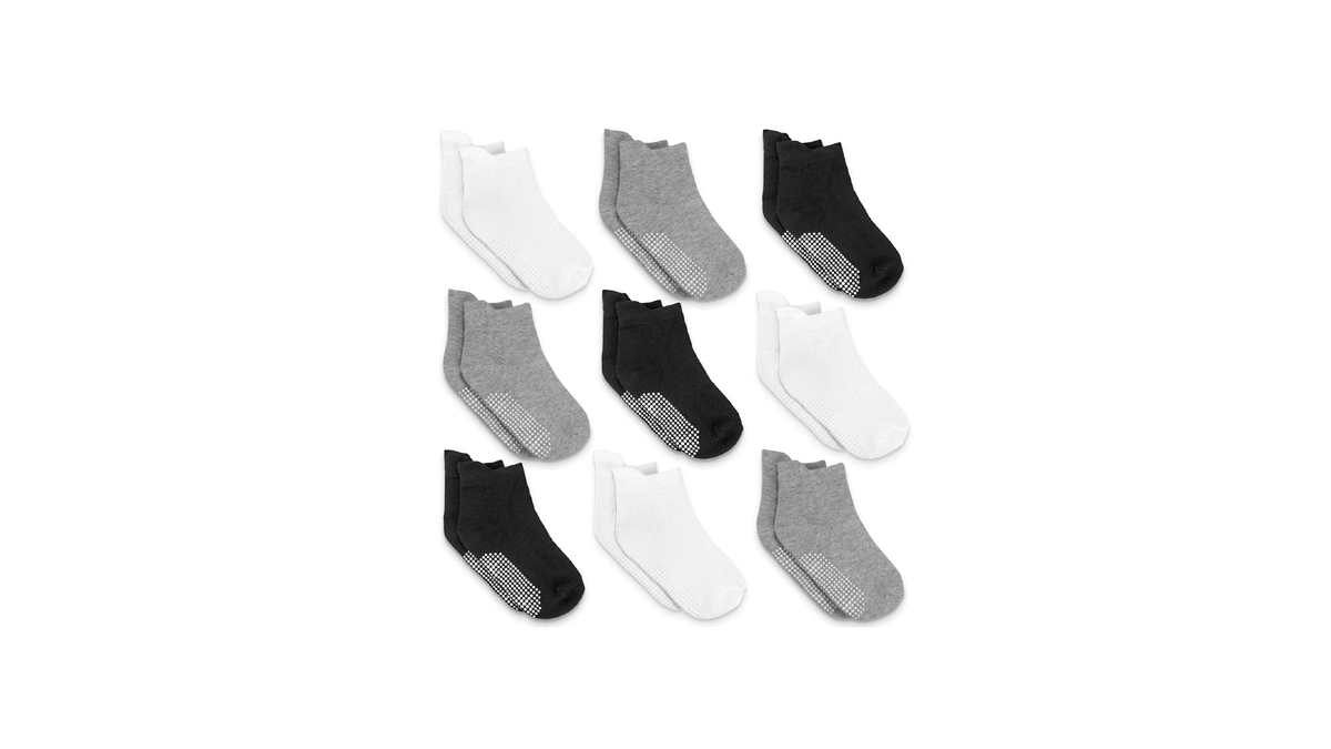 Infinno Baby Non Slip Ankle Socks With Grips, Toddlers Kids