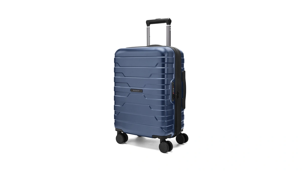 Bagsmart Carry-on Luggage 20" Expandable Spinner 22x14x9,dark Blue