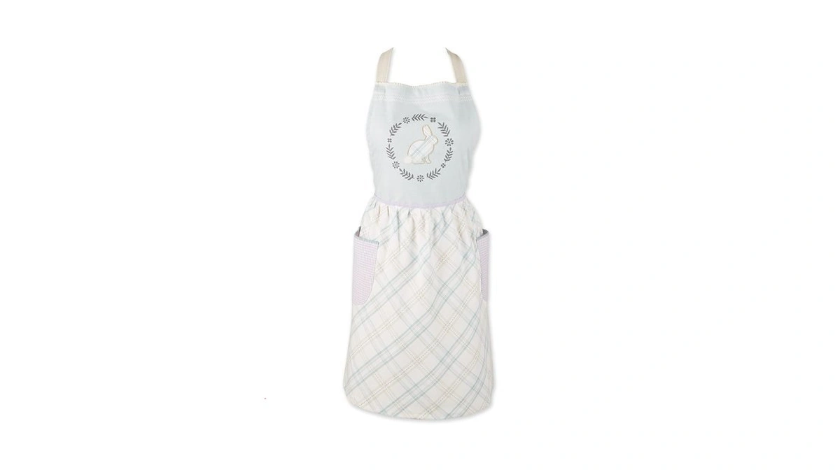 Dii Spring Kitchen Collection Adjustable Woman's Apron With Pockets &