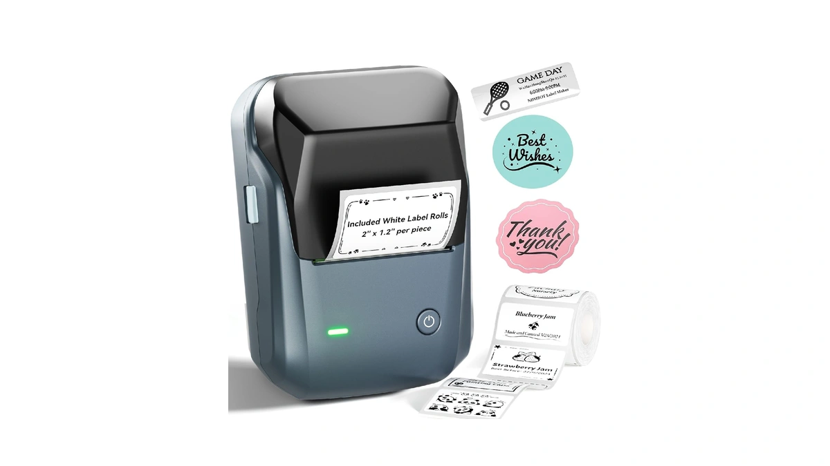 Niimbot B1 Label Maker, 2inch Bluetooth Label Printer For Home,