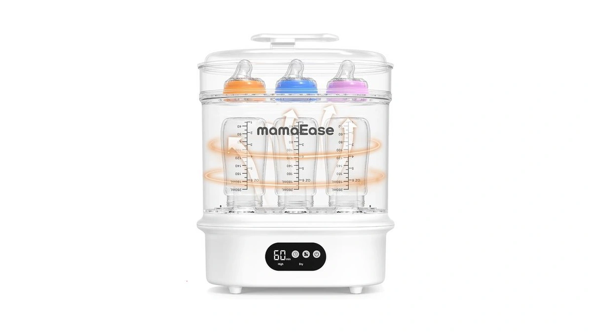 Mamaease Bottle Sanitizer 4-in-1 Fast Electric Sanitizing & Drying Machine